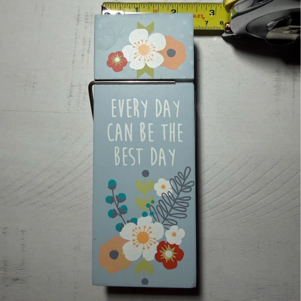 Floral Inspirational Wall Art Clip “Every Day Can Be The Best Day”